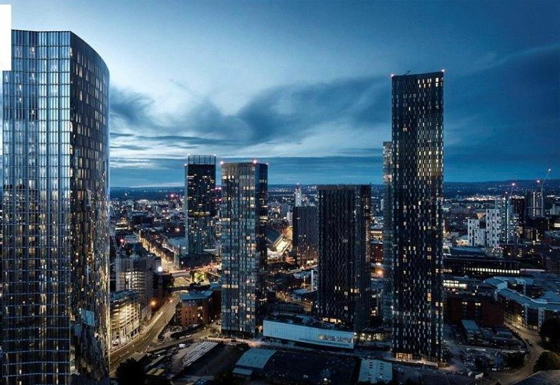 Luxury 2 Bedroom Apartment Manchester City Centre Zewnętrze zdjęcie